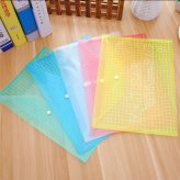 辦公用品文具 PVC透明按扣18C厚資料存儲(chǔ)文件袋